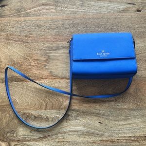 Blue Kate Spade crossbody bag